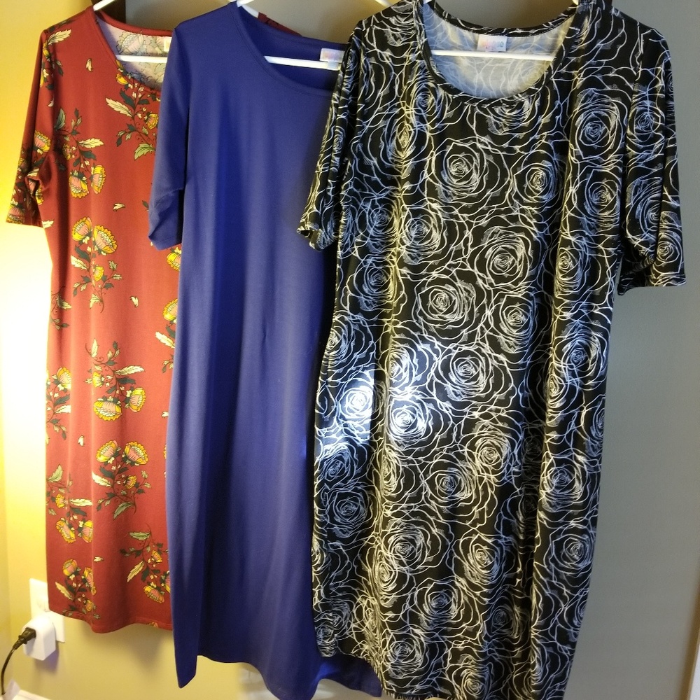 3 Lularoe Julia Dresses